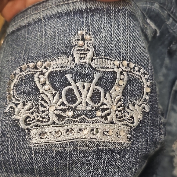 Victoria Beckham Blue Cropped Jeans - Picture 7 of 7